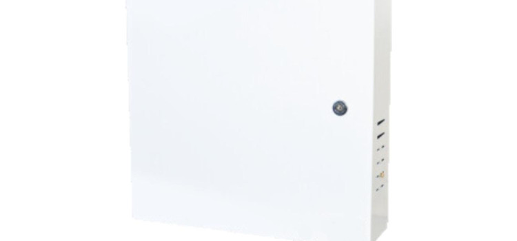 Mini Caixa Vertical Branca para DVR e Fonte